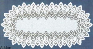 Bieżnik żakardowy spirale