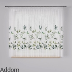 Firany z woalu w listki