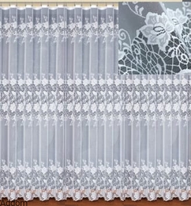 Bardzo gęste firanki żakardowe