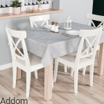 Srebrne obrusy tkaninowe