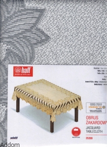 Żakardowy obrus kolorowy