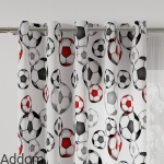 Tkanina zasłonowa w piłki