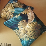 Poszewki w liście palmy