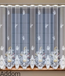 Uszyte kolorowe firanki kuchenne