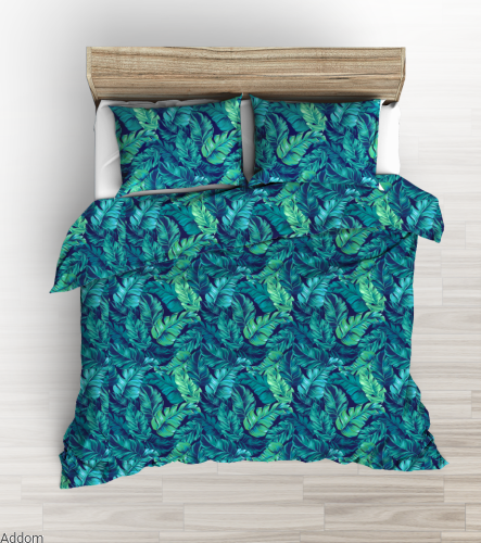 komplet bawełnianej pościeli w odcieniach zieleni.png