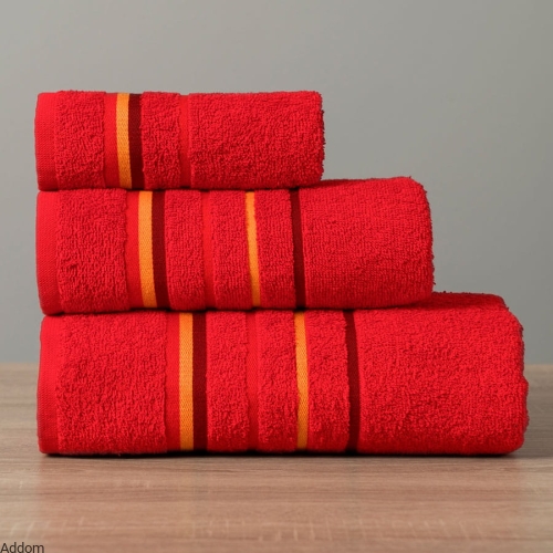 komplet 3 ręczniki czerwone w paski.jpeg