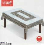 Obrusy w listki żakard 