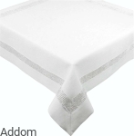 Obrusy kwadratowe z kryształkami