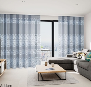 Gęste firany gotowe z koronką