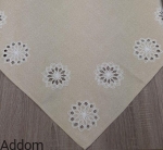 Bieżnik z kwiatowym haftem Richelieu