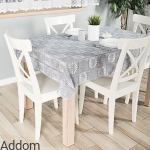 Grube obrusy żakardowe Stokrotki