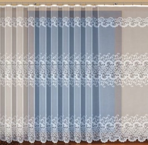 Matowe firany żakardowe