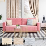 Stylowy materiał o pałacowym wzorze