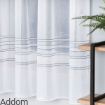 Firany żakardowe w pasy