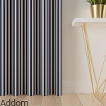 Materiał na zasłony dwukolorowy w pasy