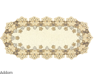 Złoty bieżnik żakardowy