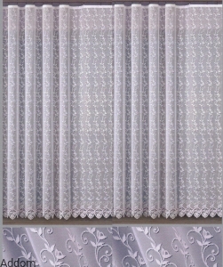 Gęste firany gotowe z taśmą