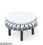 Obrus okrągły ażurowy