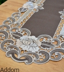 Bieżniki z haftem Richelieu