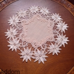 Serwetki z doszytą gipiurą