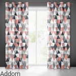 Zasłony gotowe w romby