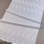 Eleganckie firany haftowane tureckie