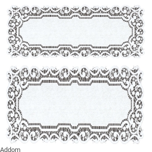 Prostokątne bieżniki typu żakard