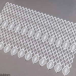 Krótkie firanki z gipiury 