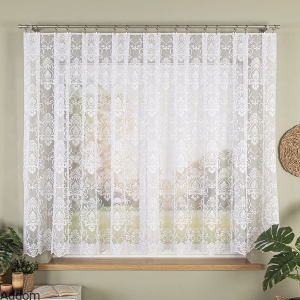 Firany w barokowe wzory