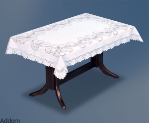 Obrusy żakardowe liście