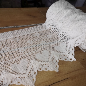 Rustykalne dekoracje okien kuchennych Serduszka