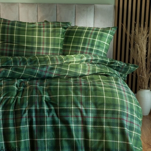 Pościel bawełniana w kratę