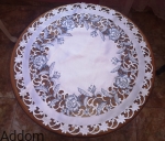 Haftowane obrusy kwiatowe