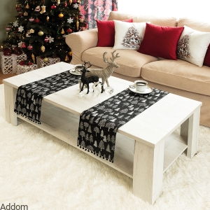 Bieżniki haftowane zimowe