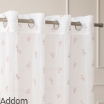 Firany salonowe z cekinami