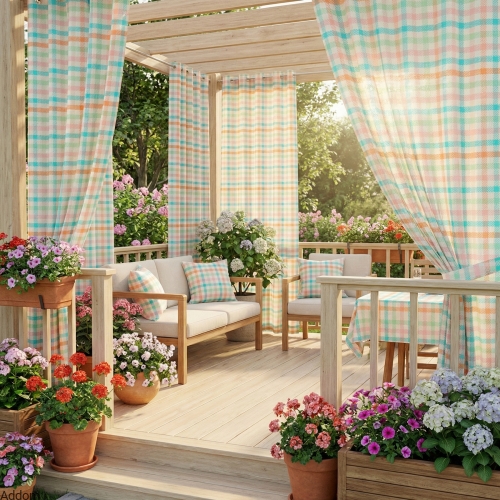 materiał na pastelowe zasłony w kratę.jpeg