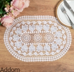 Eleganckie serwety w całości z gipiury