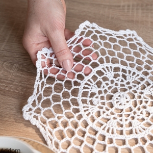 Babcine serwetki dziergane