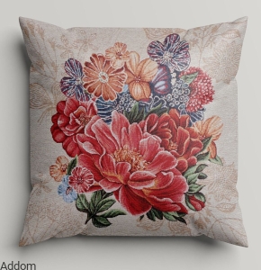 Poszewki dekoracyjne bukiet kwiatów
