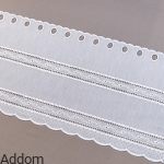 Zazdrostki haftowane mereżką 