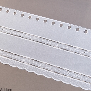 Zazdrostki haftowane mereżką 