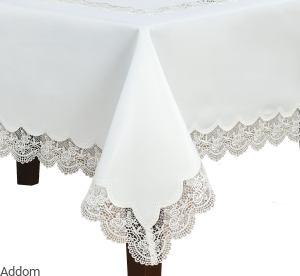 Obrus kwadrat z kwiatowej gipiury