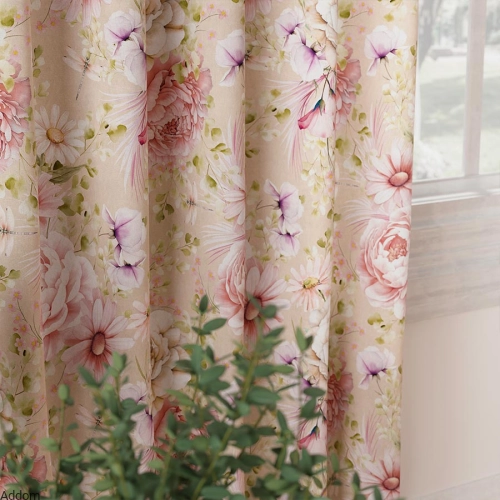 Kolorowy materiał na zasłony w kwiaty velvet.jpeg