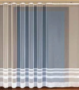 Firanki w paseczki dołem