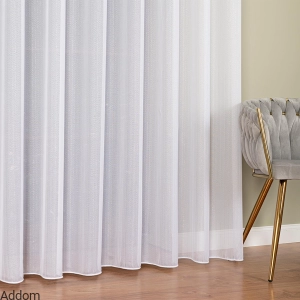 Firany ze złotą lub srebrną nitką