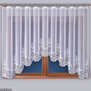 Firanki gotowe z fantazyjnym dołem