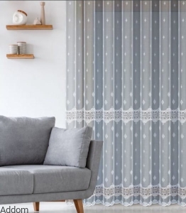 Firany na metry z ażurowym szlakiem