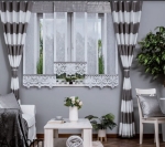 Materiał zasłonowy w pasy