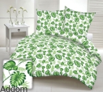 Pościel z flaneli w zielone liście