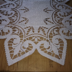 Bieżnik żakardowy lilijka